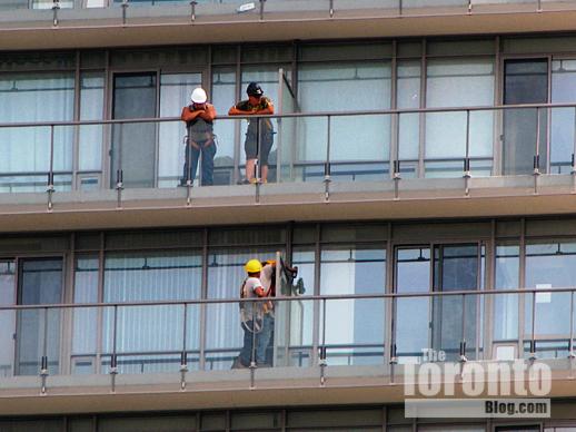 Murano north condo tower balcony inspection