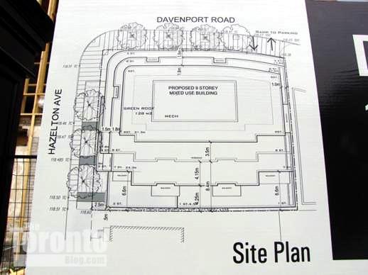 133 Hazelton condo development proposed site plan IMG_3403