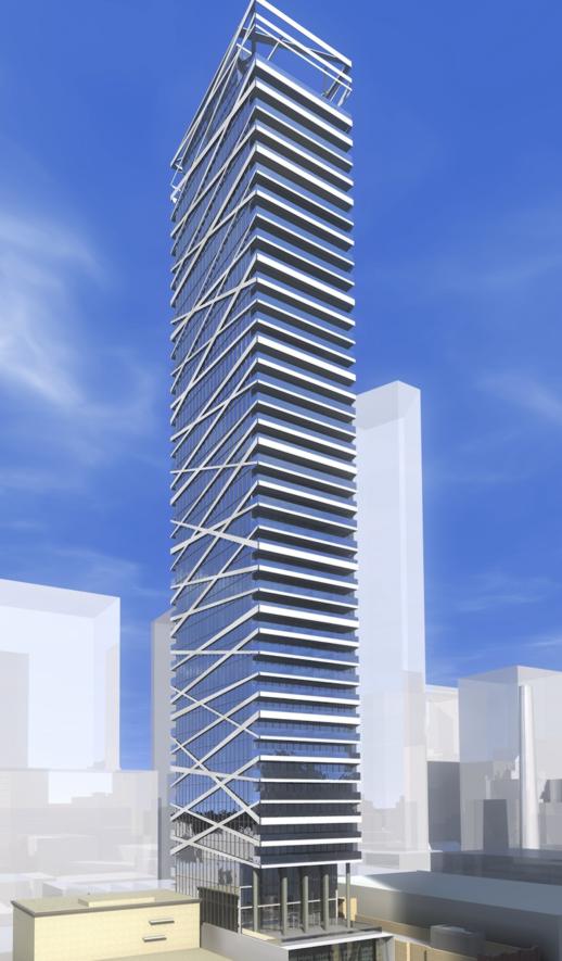 Theatre Park condo tower rendering