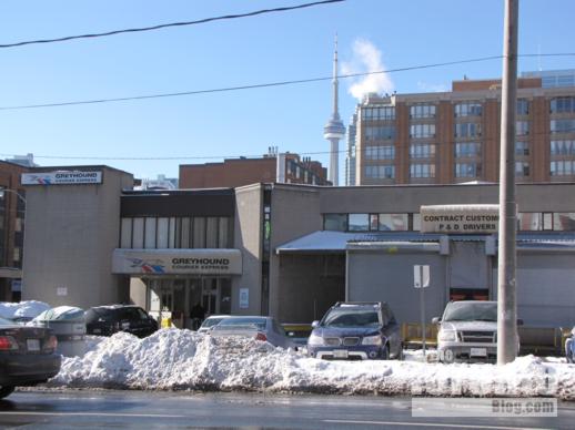 Greyhound bus depot