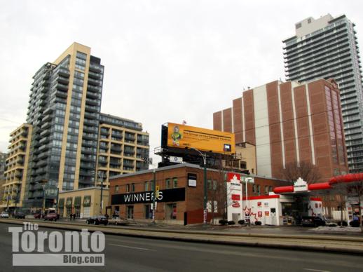 East side of Spadina Avenue below King Street West