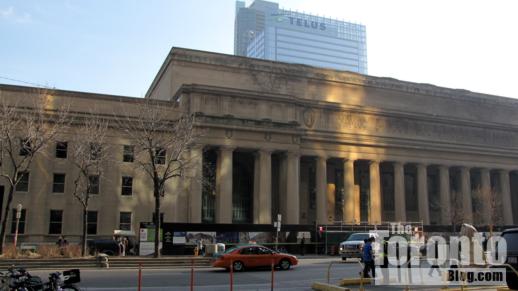 Union Station viewed from north side of Front Streete 