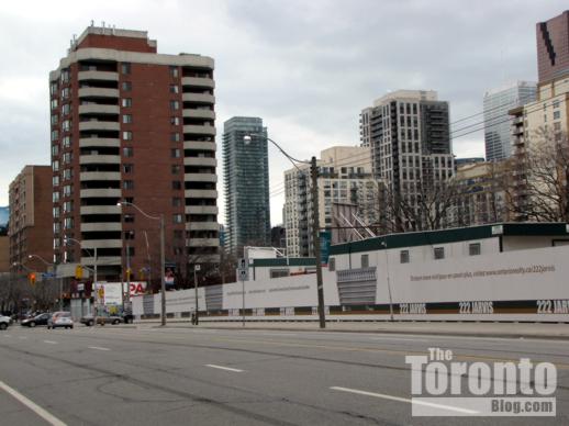 proposed location for the Pace Condos tower