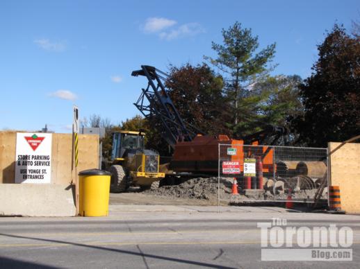 Church Street view of Milan condo site 