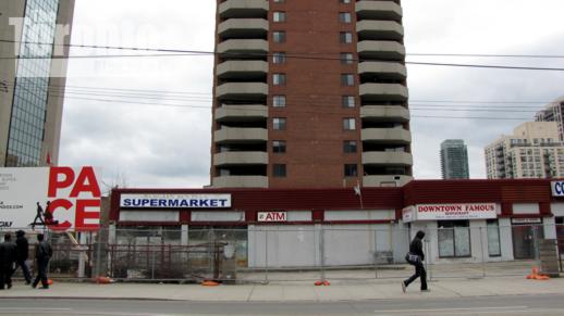 Dundas-Jarvis site for proposed Pace Condos tower 