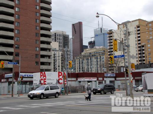 Dundas-Jarvis site for proposed Pace Condos tower 