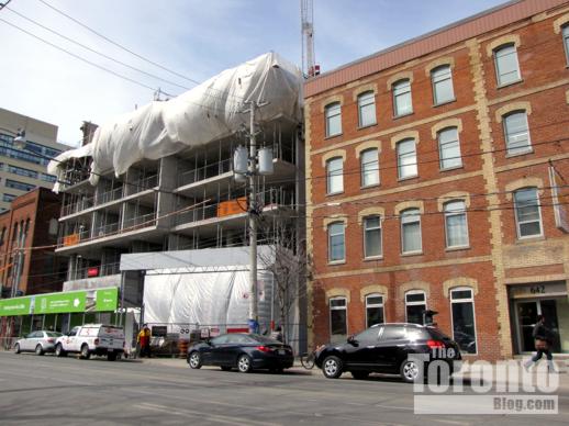 Six50 King West condo construction