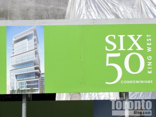 Six50 King West condo construction