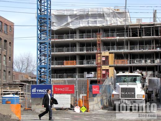 Six50 King West condo construction 
