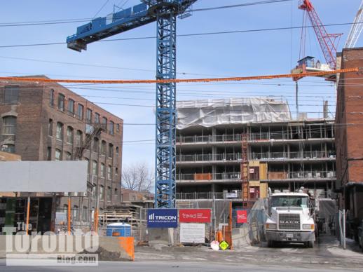 Six50 King West condo construction