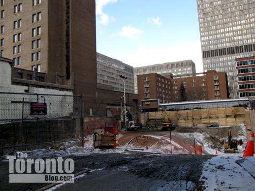 Women's College Hospital construction site