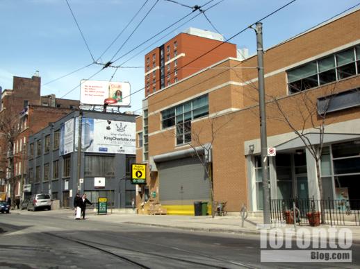 King Charlotte condo development site on Charlotte Street