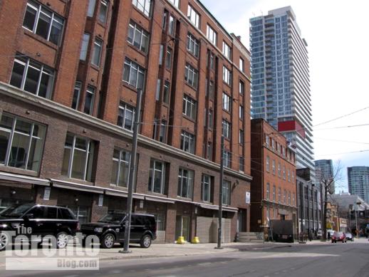 View south on Charlotte Street from Adelaide Street West