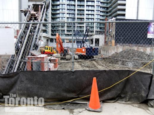 Motion on Bay Apartments excavation progress