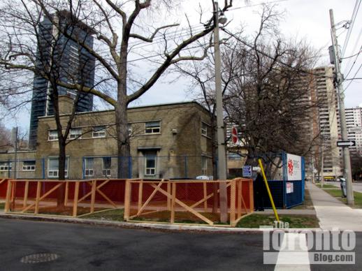  tree protection zones outside 15 Huntley Street 