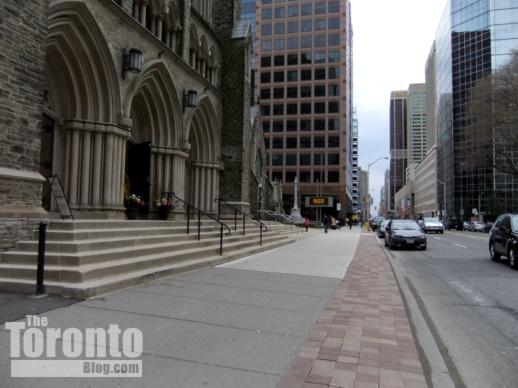 South side of Bloor Street between Church Street and Jarvis Street