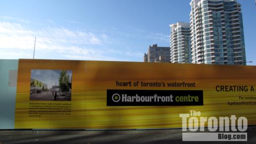 Harbourfront Centre construction hoarding