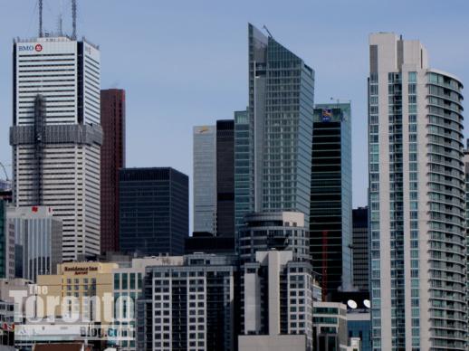 Toronto Financial District office and condo towers 