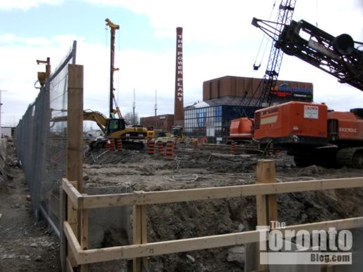 Harbourfront Centre construction site