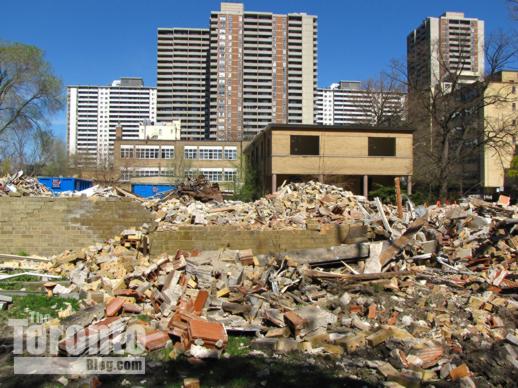 15 Huntley Street building demolition 