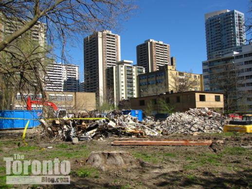 15 Huntley Street building demolition