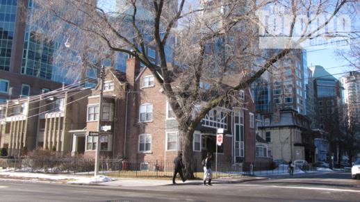 The northwest corner of Huntley and Isabella Streets