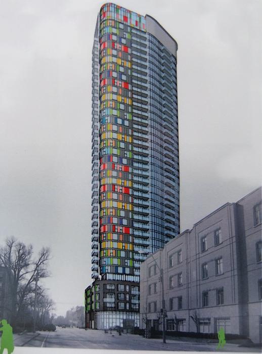 159 Wellesley Street East condo tower illustration