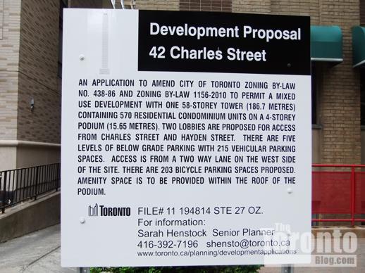 42 Charles Street East condo proposal