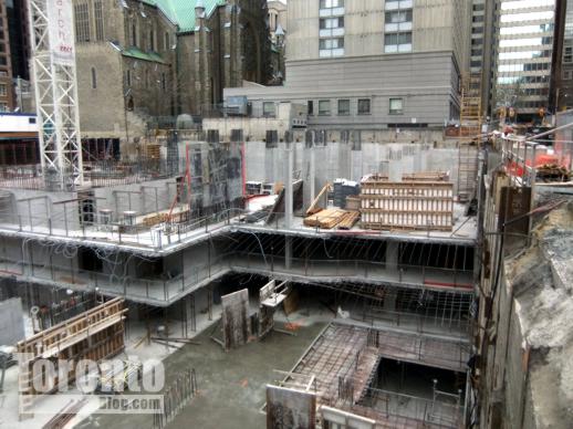 Couture Condominium foundation construction