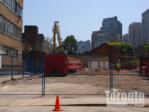 15 St Mary Street demolition site
