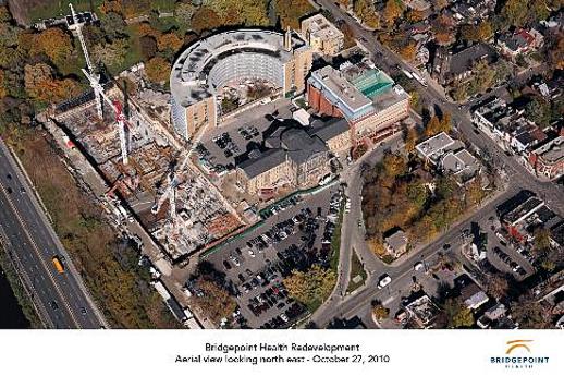 Bridgepoint hospital construction