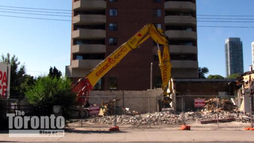 PACE Condos site at Dundas and Jarvis Streets