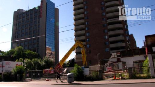 Pace Condo tower location at Dundas and Jarvis Streets Toronto