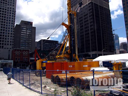 One Bloor Toronto condo tower construction site