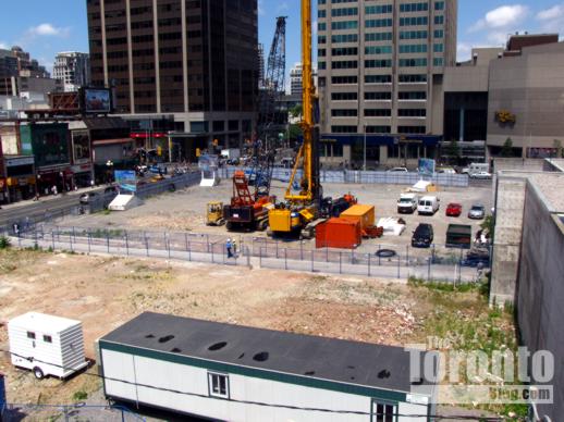 One Bloor Toronto condo tower construction site