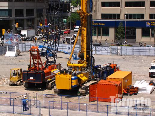 One Bloor Toronto condo tower construction site