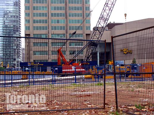 One Bloor Toronto condo tower construction site