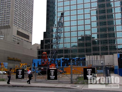 One Bloor Toronto condo tower site