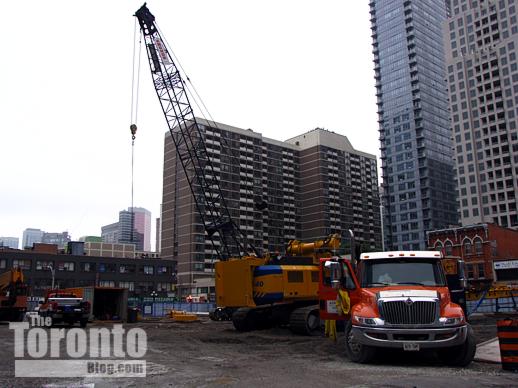 One Bloor Toronto condo tower construction site 