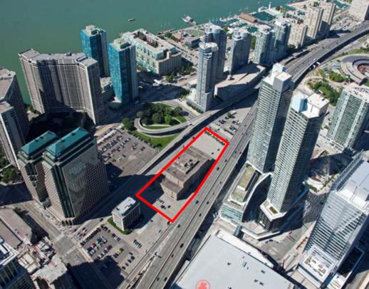 aerial photo of 90 Harbour Street Toronto