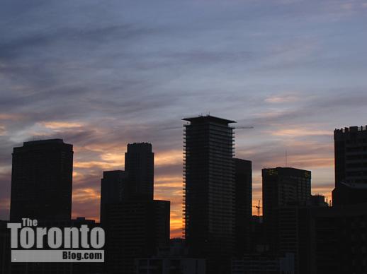 Skyscrapers at Yonge & Bloor Streets in Toronto
