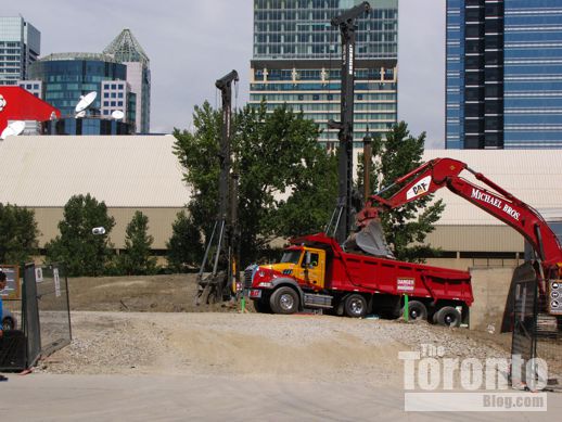 Ripley's Aquarium construction entrance