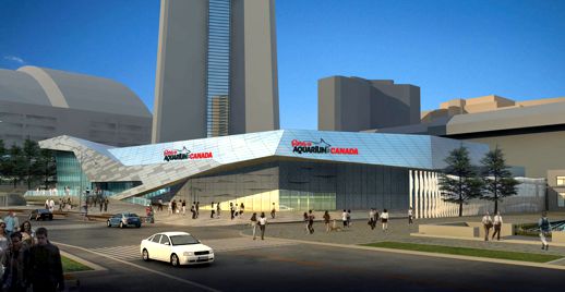 Artistic rendering of Ripley's Aquarium of Canada