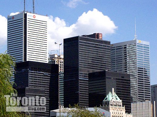 Toronto Financial District skyline