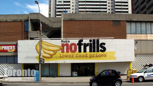 No Frills grocery store at 555 Sherbourne Street Toronto