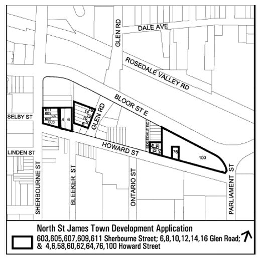 North St James Town proposed condo development site