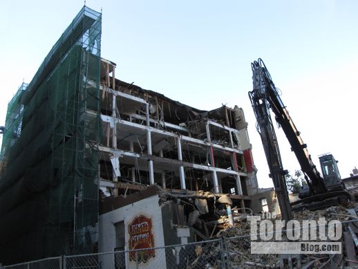 Demolition of 19 and 25 St Nicholas Street Toronto