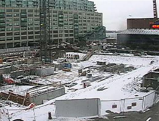 Harbourfront Centre York Quay parking garage construction