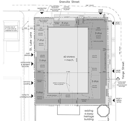 460 Yonge Street proposed condo tower