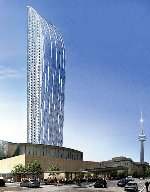 Illustration of The L Tower condo tower Toronto
